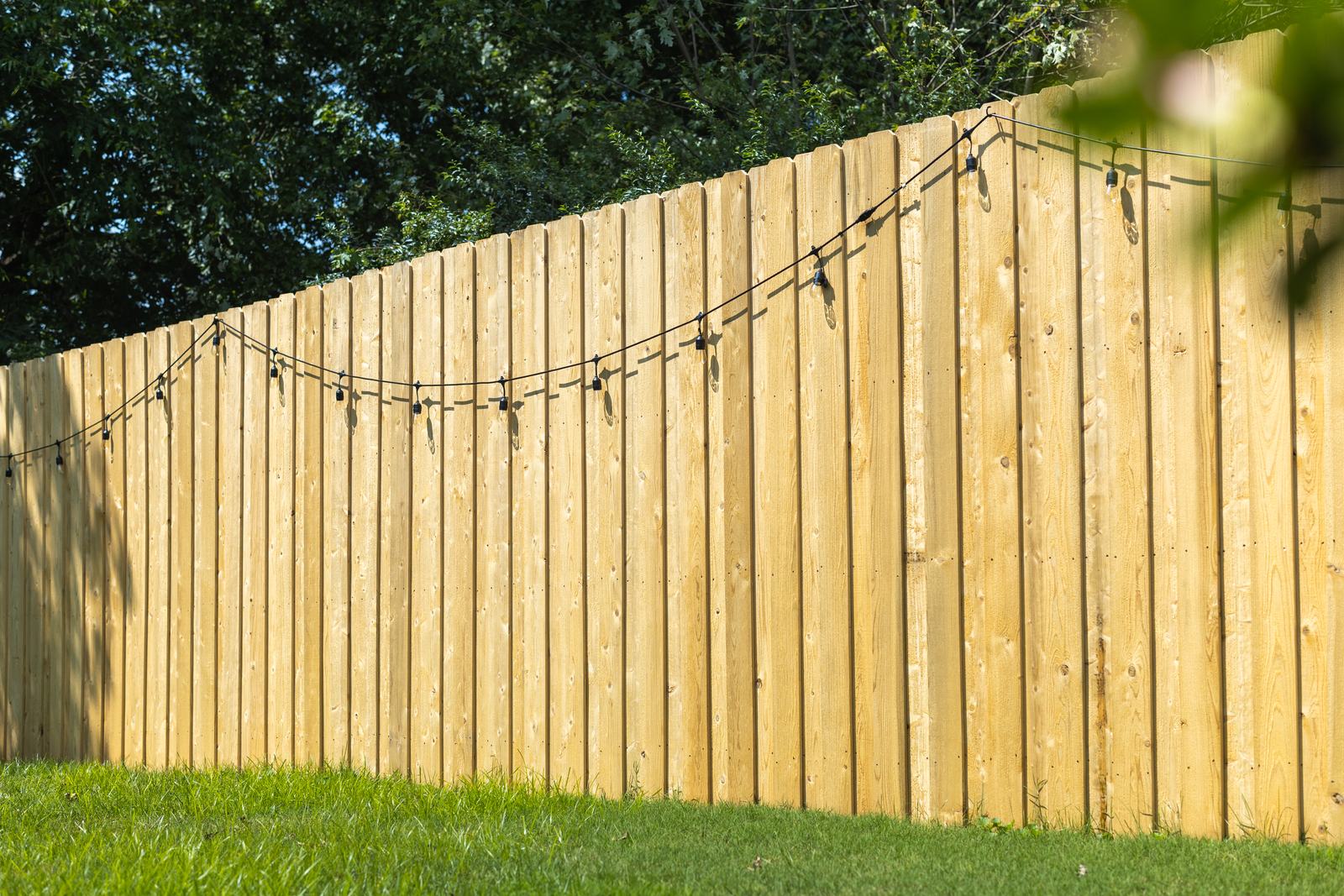 Wood privacy fence installed by Bryant Fence in Rutledge, TN